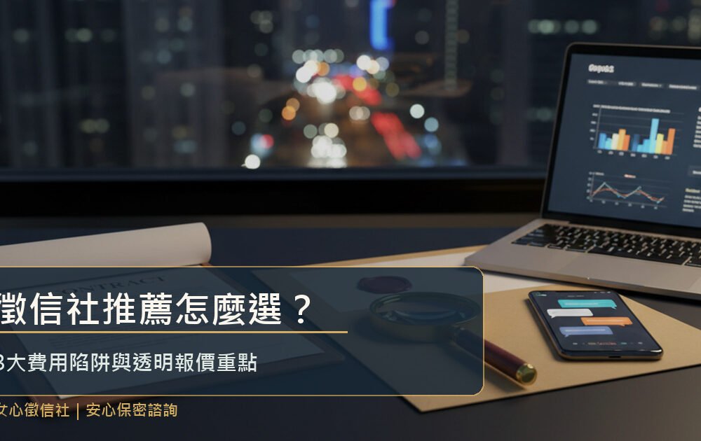 徵信社推薦怎麼選？3大費用陷阱與透明報價重點